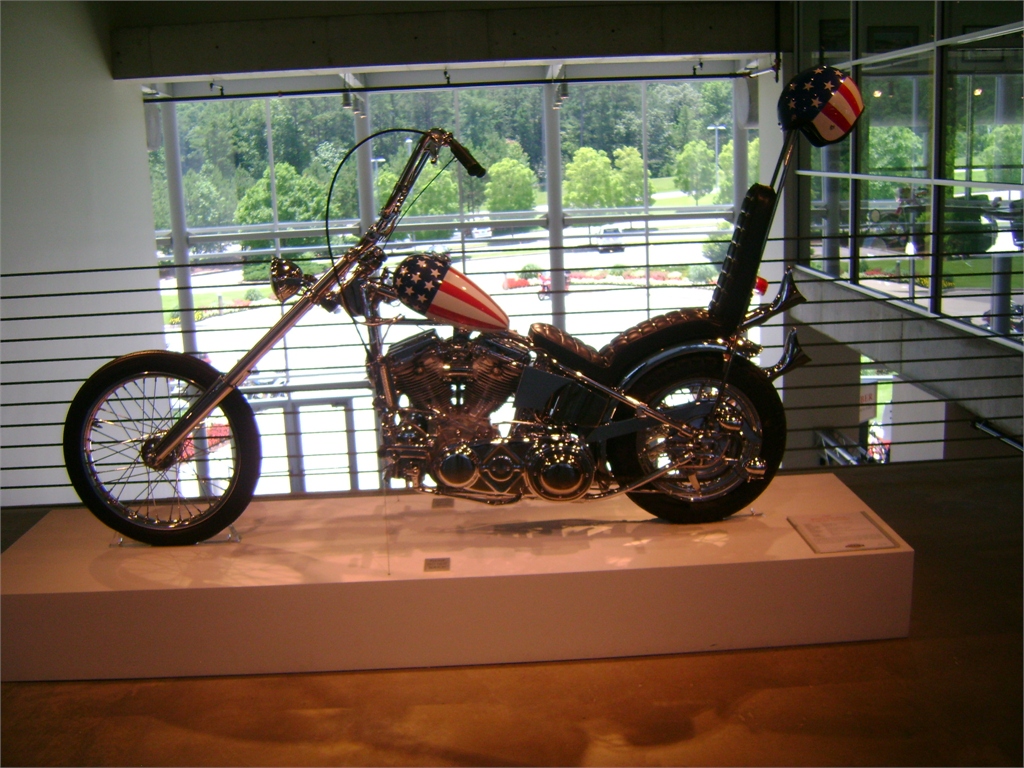 Quadro Harley Davidson Vintage KUSTOM ART - Stampa Su Legno Easy Rider - Foto 7