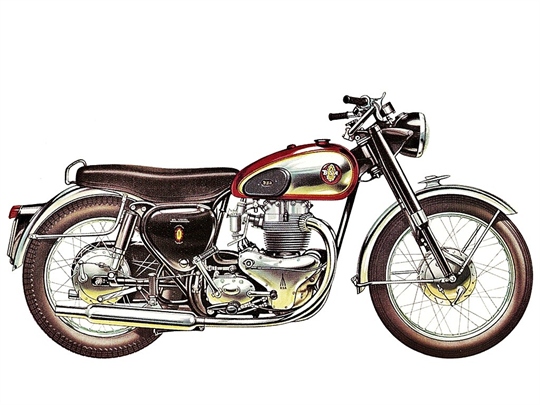 BSA A10 "Road Rocket" (1956)