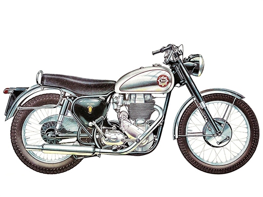 BSA B34 "Gold Star" (1956)
