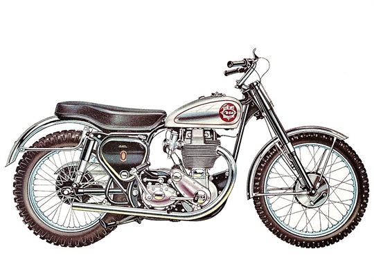 BSA B34 "Gold Star Catalina Scrambler" (1956)