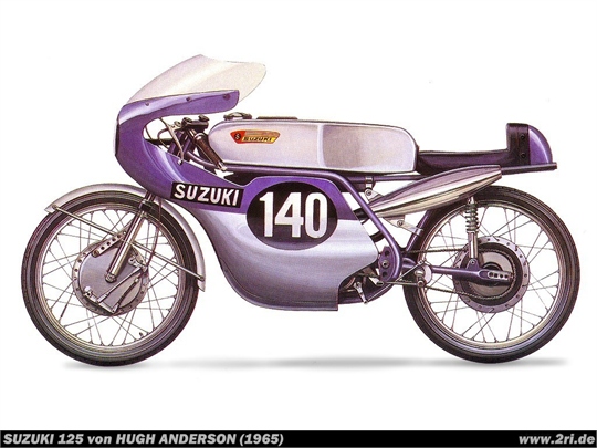 Suzuki 125 von Hugh Anderson (1963)