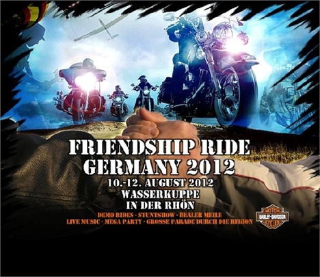 Harley Davidson Treffen 2012 - Friendship Ride Germany -  Wasserkuppe