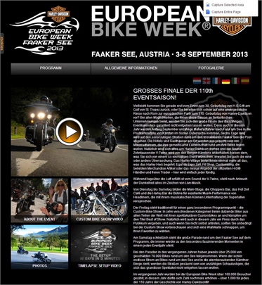 European Bike Week Austria 03.-08 Sep. 2013