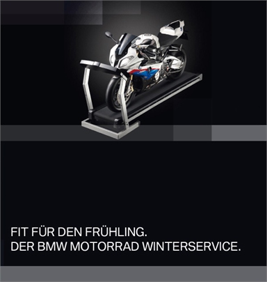 BMW Motorrad Winterservice - Vertrauen inklusive
