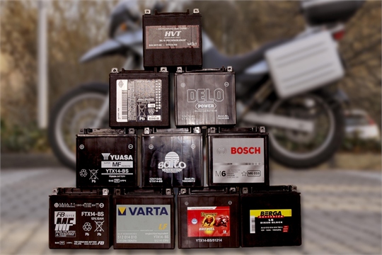 GTÜ testete zehn Motorradbatterien