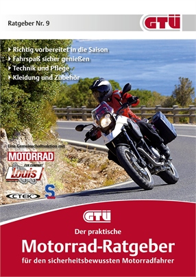 GTÜ gibt kostenlos Ratgeber für Motorradfahrer heraus