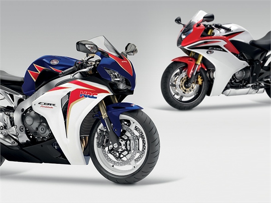 Honda veröffentlicht die Preise der Sportler und Supersportler Motorräder 2011