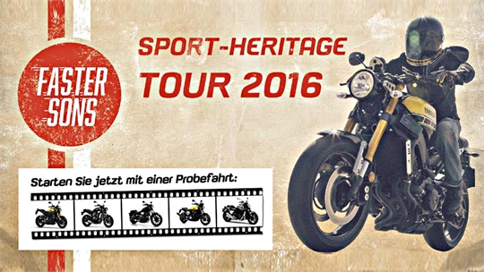 Yamaha kommt mit der Sport Heritage Tour 2016 zu Ihnen!