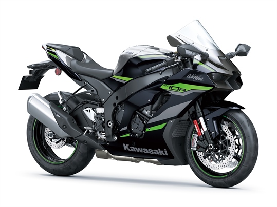 Bei Kawasaki sind bereits zahlreiche Modelle für die Saison 2024 zu sehen.