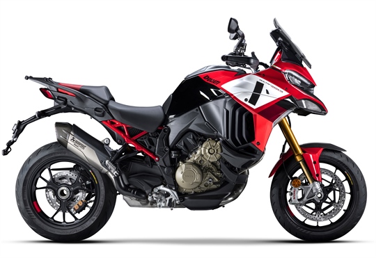 Die Multistrada V4 Pikes Peak basiert auf der Multistrada V4.