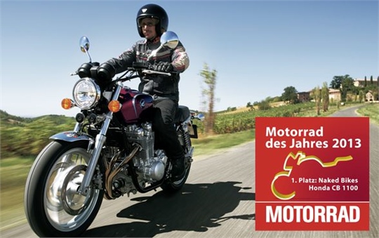 Eine ausgezeichnete Leistung: Die CB1100 ist „Motorrad des Jahres“