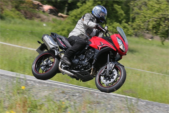 Pressepräsentation Triumph Tiger Sport: Straßenfeger