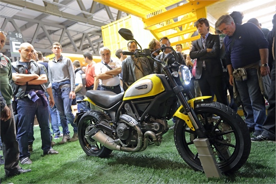 EICMA 2014: Die Ducati Scrambler ist die Schönste