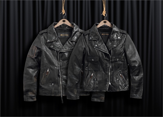 Harley-Lederjacke erinnert an Original von 1947