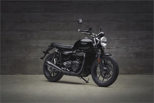 Schwarze Inspiration für die Triumph Street Twin