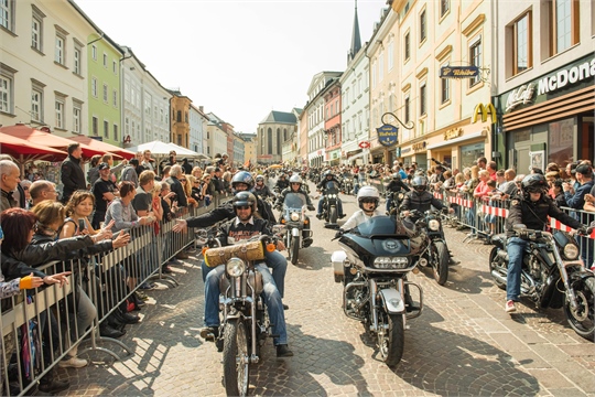 Harley Davidson nutzt European Bike Week