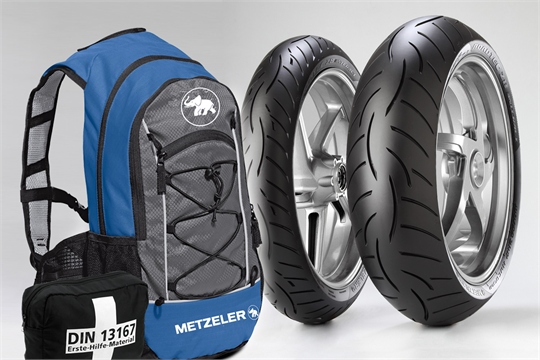 Sicherer Deal: Metzeler Rucksack mit Safety-Pack zum Roadtec Z8 Interact™