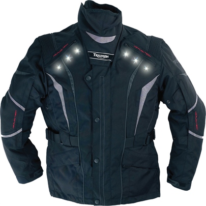 Triumph bietet Motorradjacke mit LED