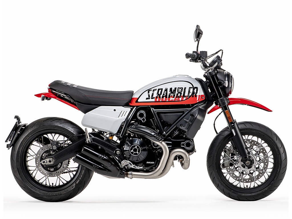 AZ Graphishop Adesivo Serbatoio 3D In Resina – Compatibile Ducati Scrambler Urban Motard 2022, Made In Italy