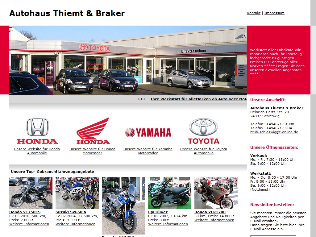 Autohaus Thiemt Und Braker Schleswig – EBRX